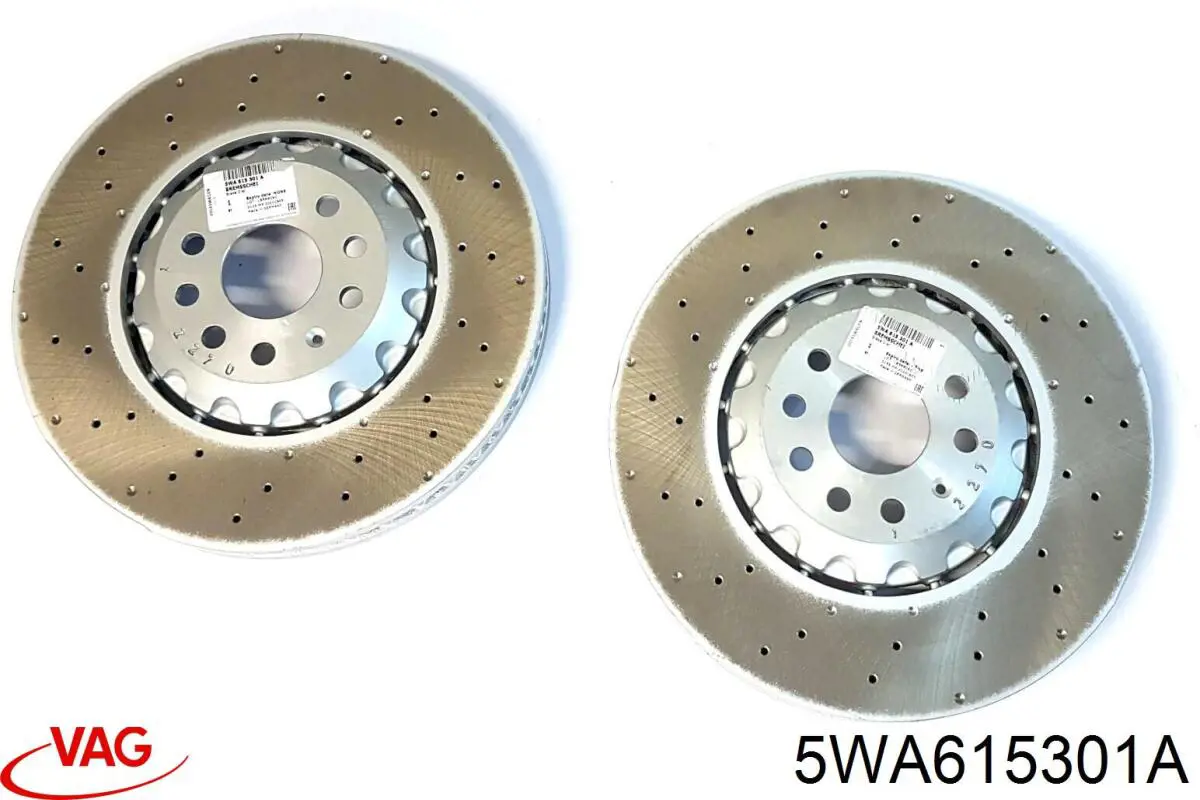 Тормоз дисковый передний VAG 5WA615301J цена, от 112.87 USD