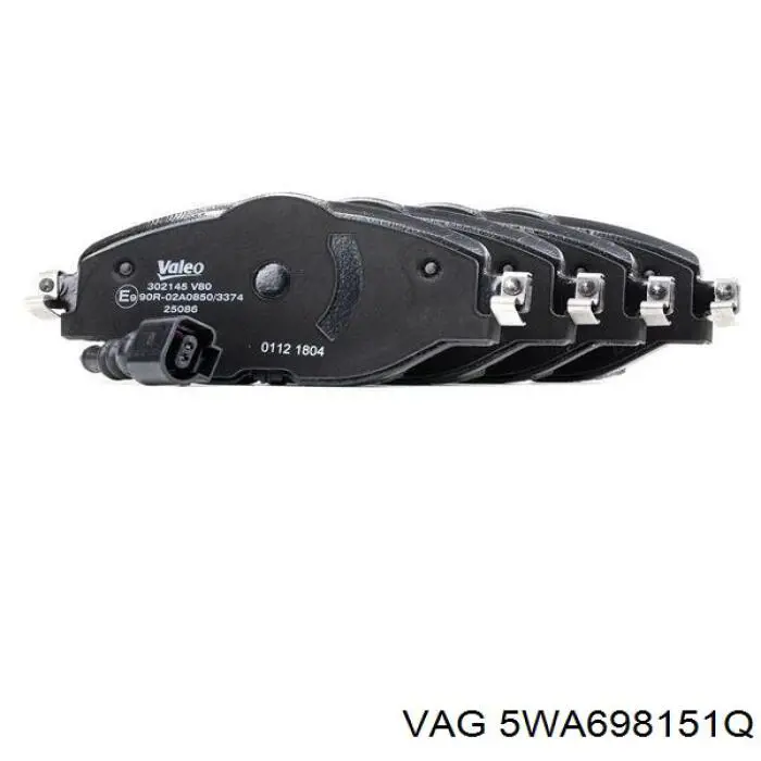 Передние тормозные колодки 5WA698151Q VAG