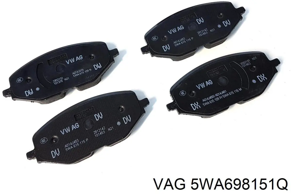 Тормозные колодки VAG 5WA698151Q