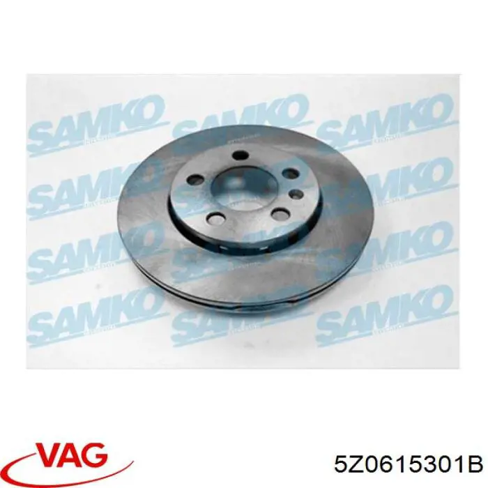 Передние тормозные диски 5Z0615301B VAG