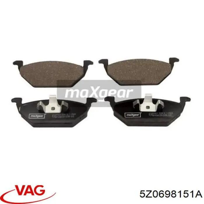 Колодки VAG 5Z0698151A цена, от 26.11 USD