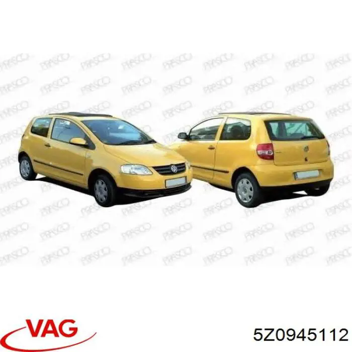 Фонарь задний правый VAG 5Z0945112 цена, от 38.32 USD