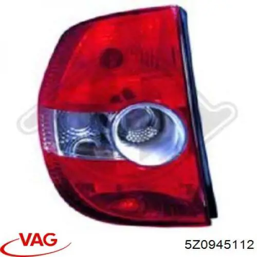 Купить 5Z0945112 VAG Задняя правая фара