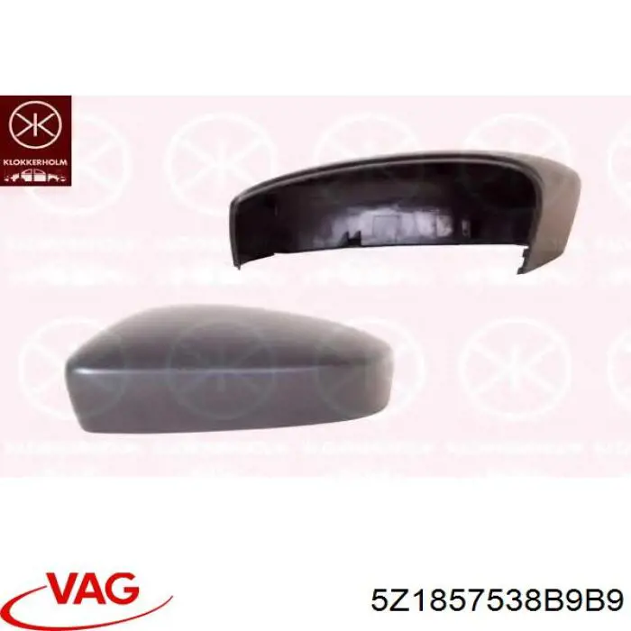 Купить 5Z1857538B9B9 VAG Накладка/крышка зеркала заднего вида, правая