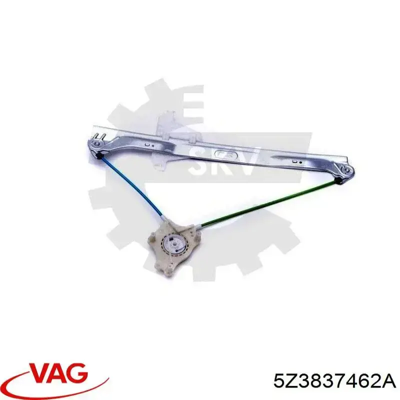 Механизм стеклоподъемника двери передней, правой VAN Wezel 5818266