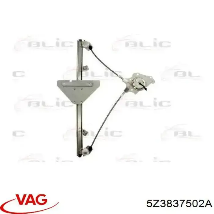 Купить 5Z0959802B VAG Стеклоподъемник (механизм перемещения стекла)
