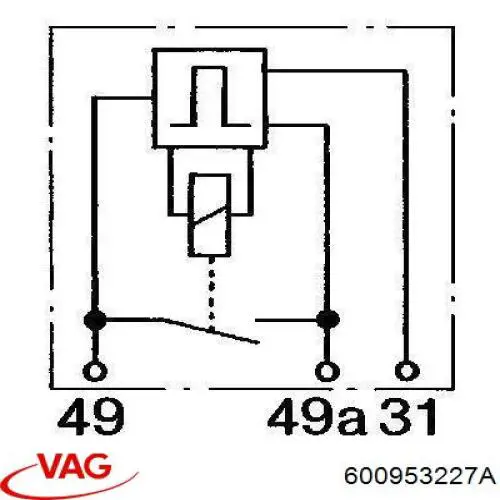 Купить 600953227A VAG 