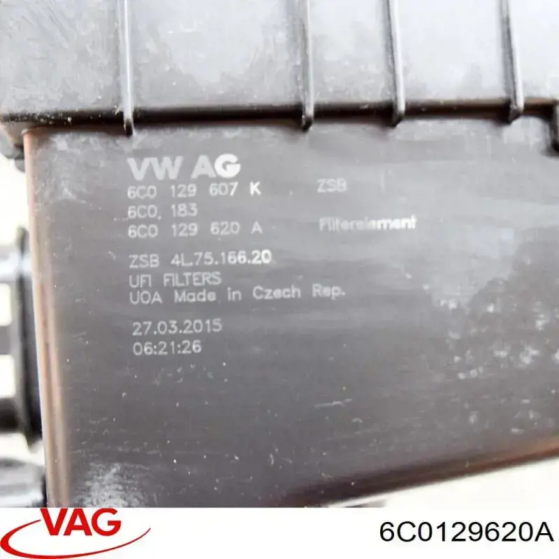 Купить 6C0129620A VAG Автомобильный фильтр воздуха