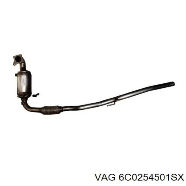 6C0254501SX VAG Глушитель, передняя часть