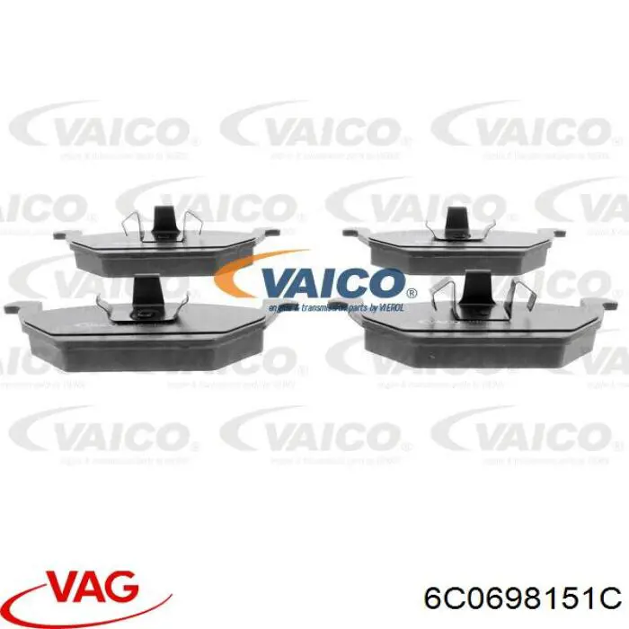 Колодки VAG 6C0698151C цена, от 12.26 USD