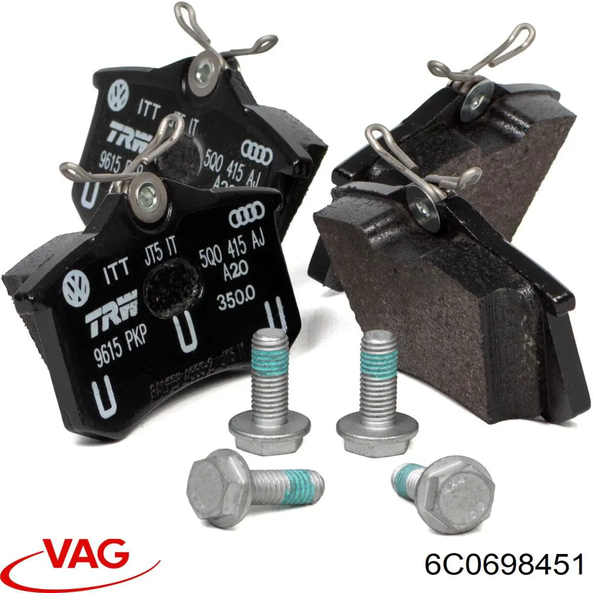 Задние дисковые колодки VAG 6C0698451