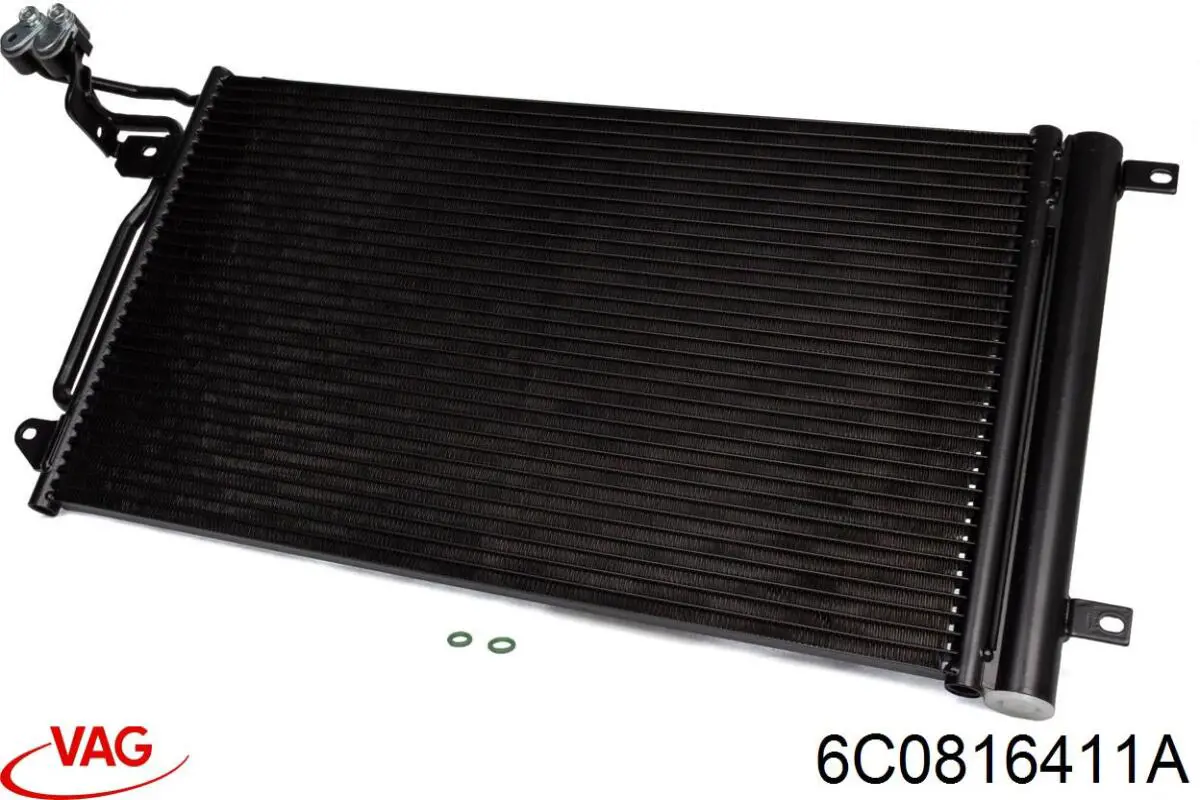6C0816411A VAG радиатор кондиционера