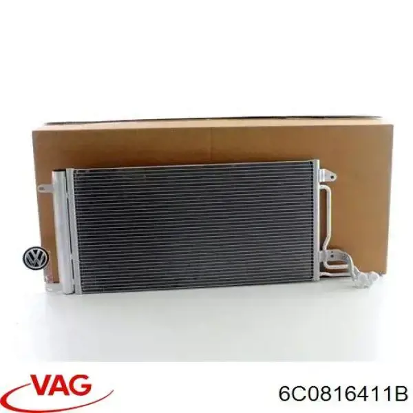 Radiador de aparelho de ar condicionado VAG 6C0816411B
