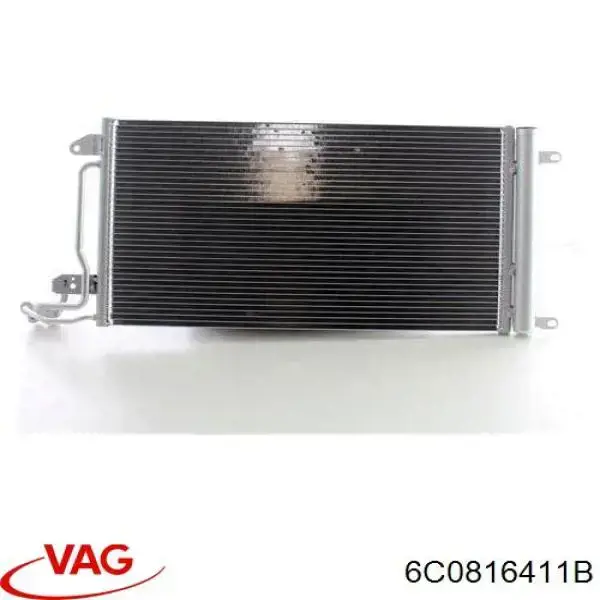 6C0816411B VAG Radiador de aparelho de ar condicionado