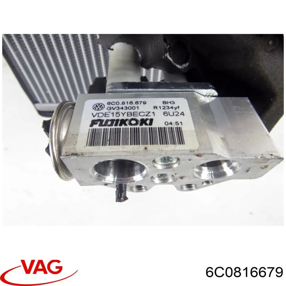 6C0816679 VAG Терморегулирующий вентиль кондиционера