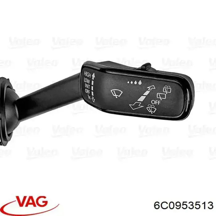 Купить 6C0953513 VAG Подрулевой переключатель