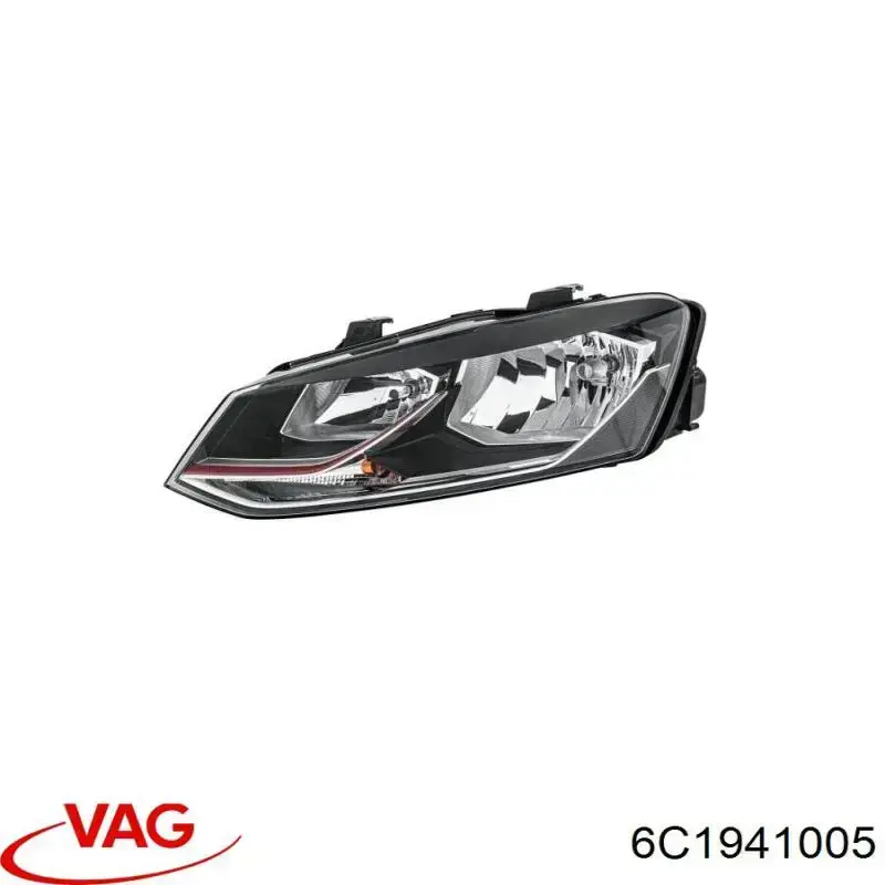 Фара левая VAG 6C1941005 цена, от 69.92 USD
