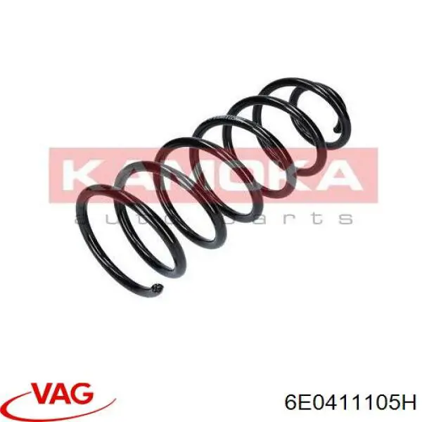 Пружина амортизатора передняя VAG 6E0411105H цена, от 63.78 USD