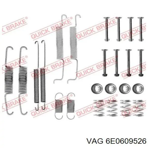 Барабанные колодки VAG 6E0609526