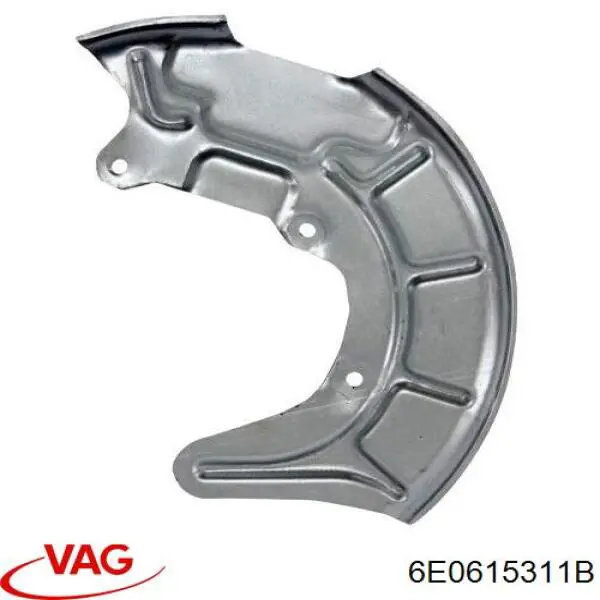 Щиток тормозного диска переднего левого VAG 6E0615311B цена, от 11.97 USD