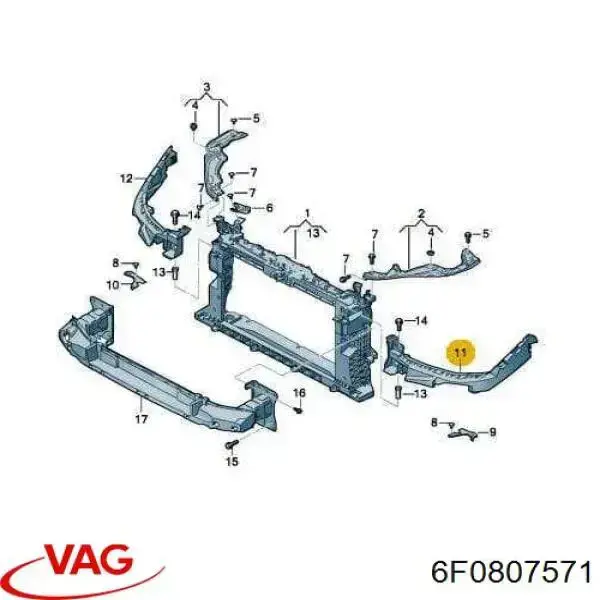  6F0807571 VAG