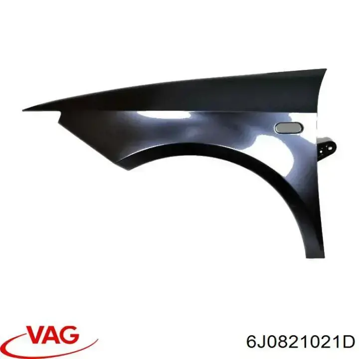 Крыло переднее левое VAG 6J0821021D цена, от 39.18 USD