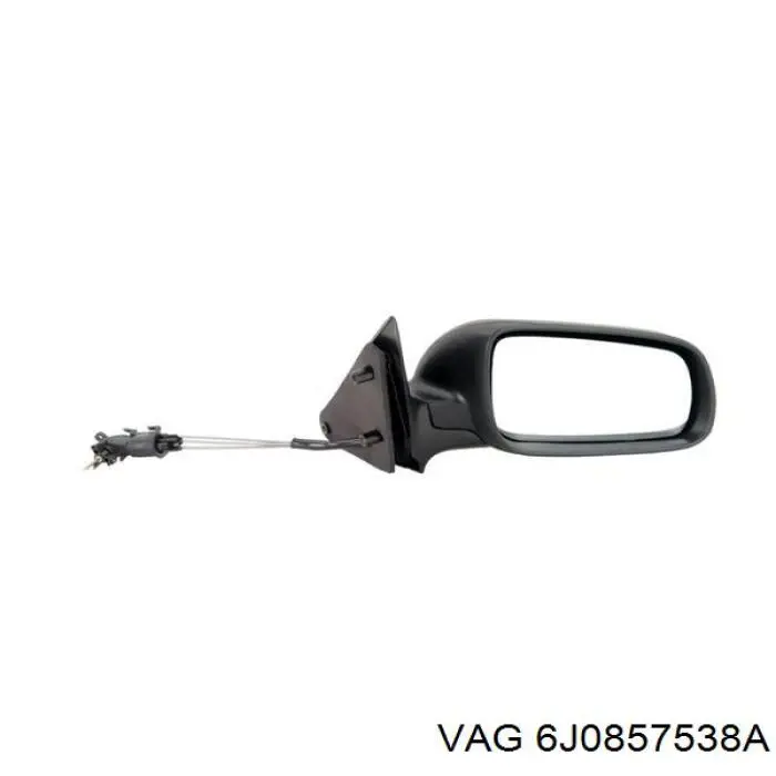 Купить 6J0857538A9B9 VAG Накладка/крышка зеркала заднего вида, правая