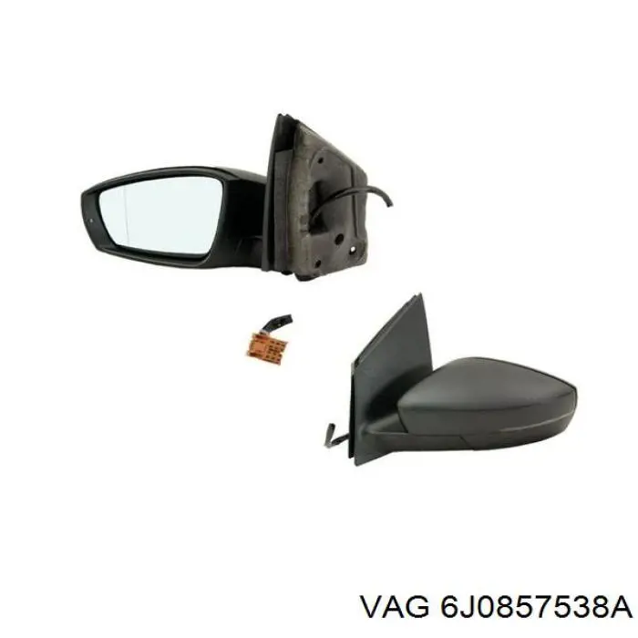 Накладка правого зеркала заднего вида VAG 6J0857538A9B9