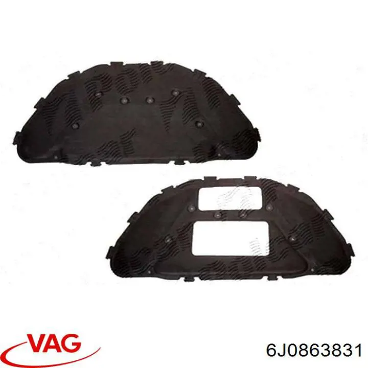  Шумоизоляция капота Seat Ibiza 4