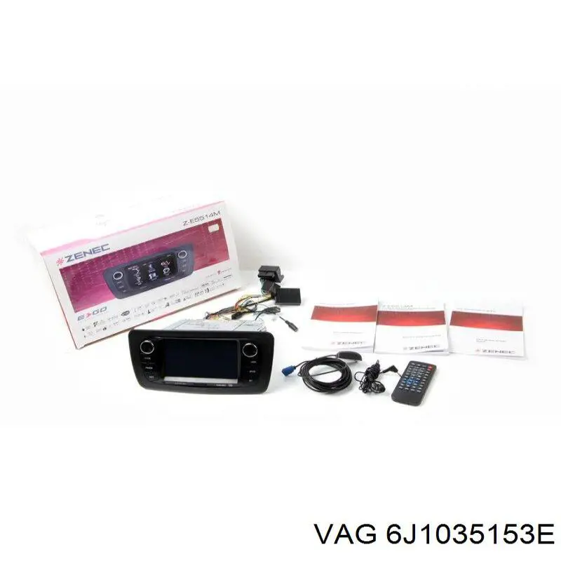 Магнитола (радио AM/FM) VAG 6J1035153E цена, от 42.55 USD