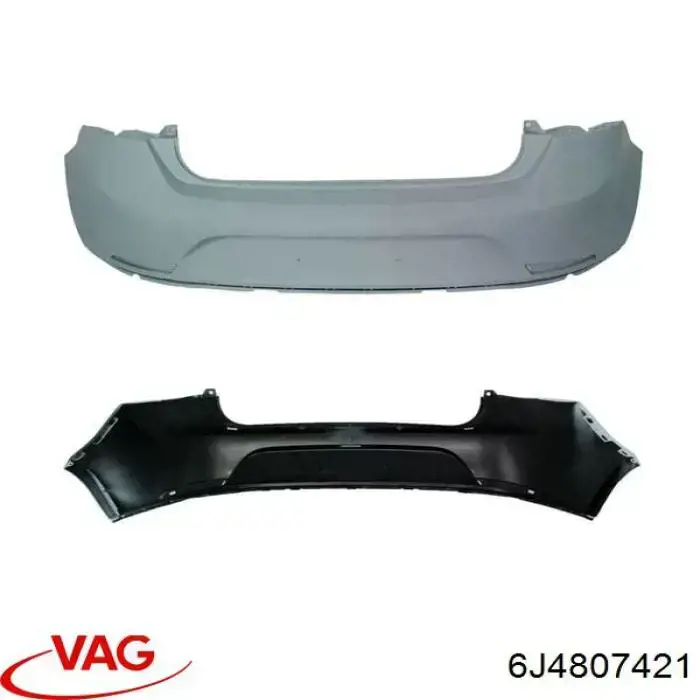 Бампер задний VAG 6J4807421 цена, от 91.37 USD