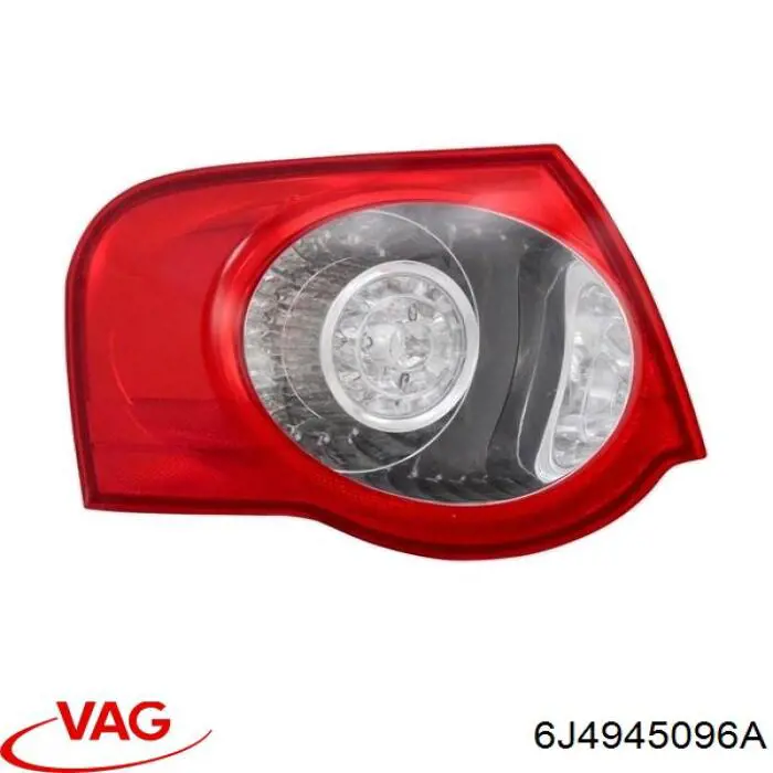 Фонарь задний правый 6J4945096A VAG