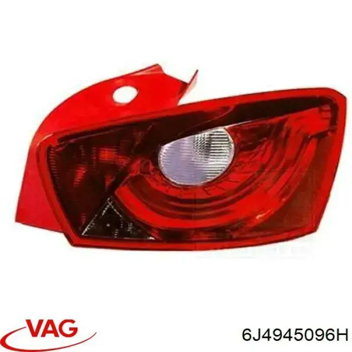 Фонарь задний правый VAG 6J4945096H цена, от 54.63 USD