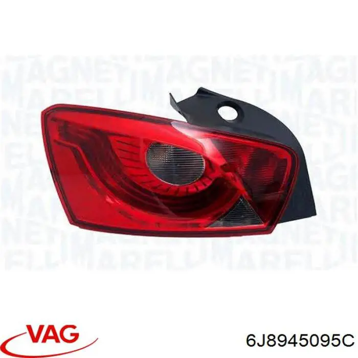 6J8945095C VAG Фонарь задний