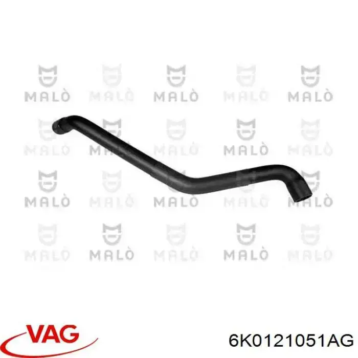Шланг радиатора, нижний VAG 6K0121051AG цена, от 21.45 USD