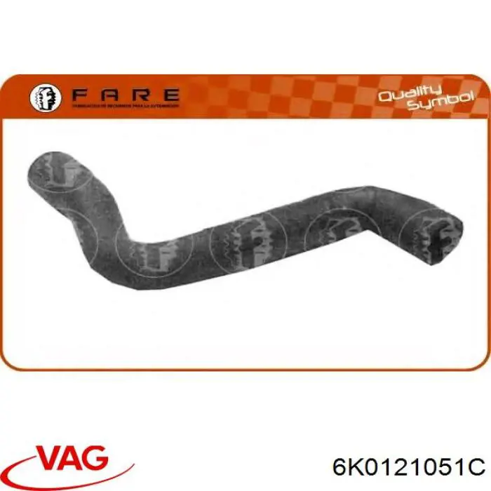 Купить 6K0121051C VAG Шланг радиатора охлаждения нижний