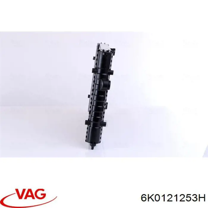 Радиатор охлаждения двигателя VAG 6K0121253H цена, от 50.12 USD