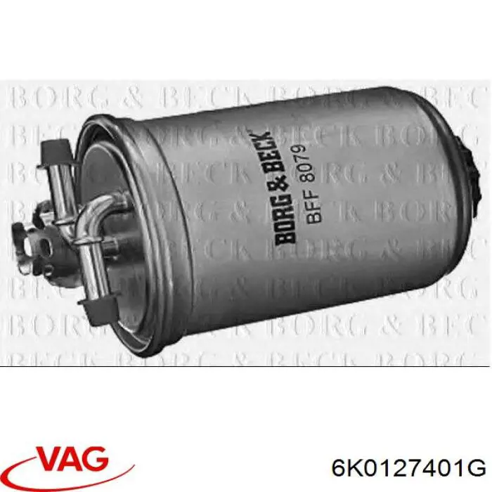Фильтр тонкой очистки топлива VAG 6K0127401G цена, от 8.51 USD