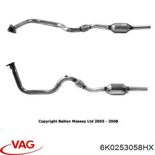  6K0253058HX VAG