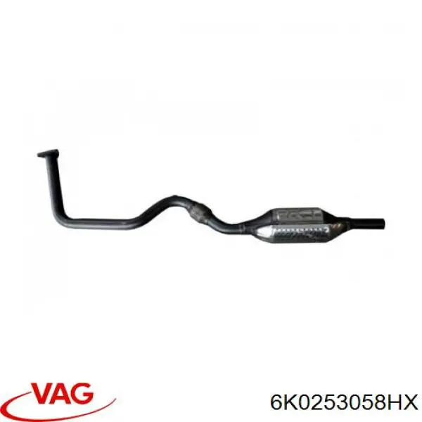Каталитический нейтрализатор отработавших газов VAG 6K0253058HX цена, от 132.06 USD