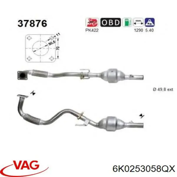  6K0253058QX VAG