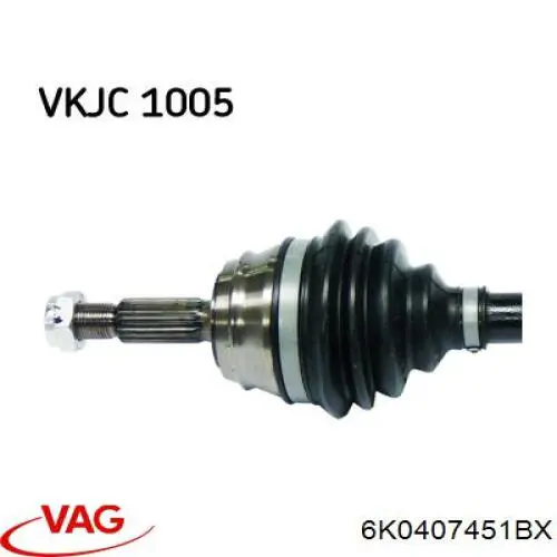 6K0407451BX VAG 