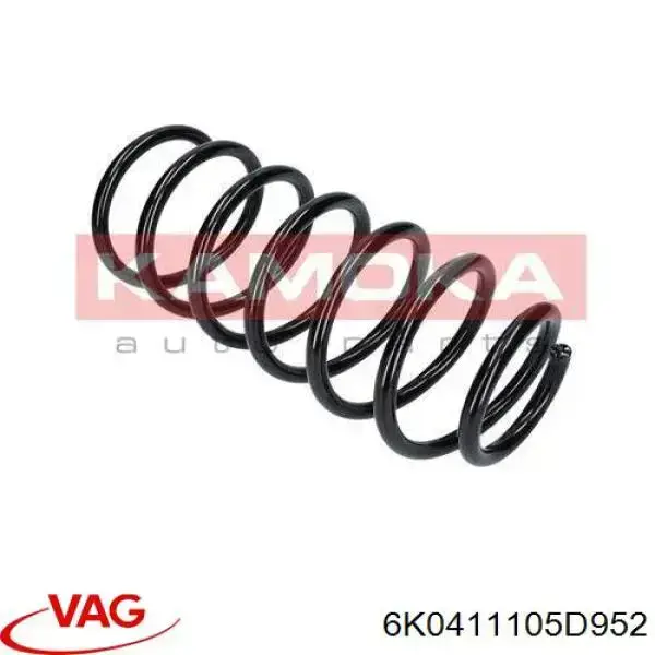 Купить 6K0411105D952 VAG Винтовая пружина подвеска