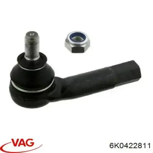 6K0422811 VAG наконечник рулевой тяги внешний
