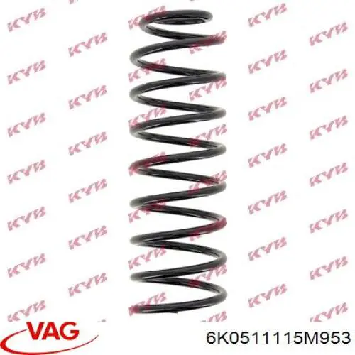 Купить 6K0511115M953 VAG Пружина подвески