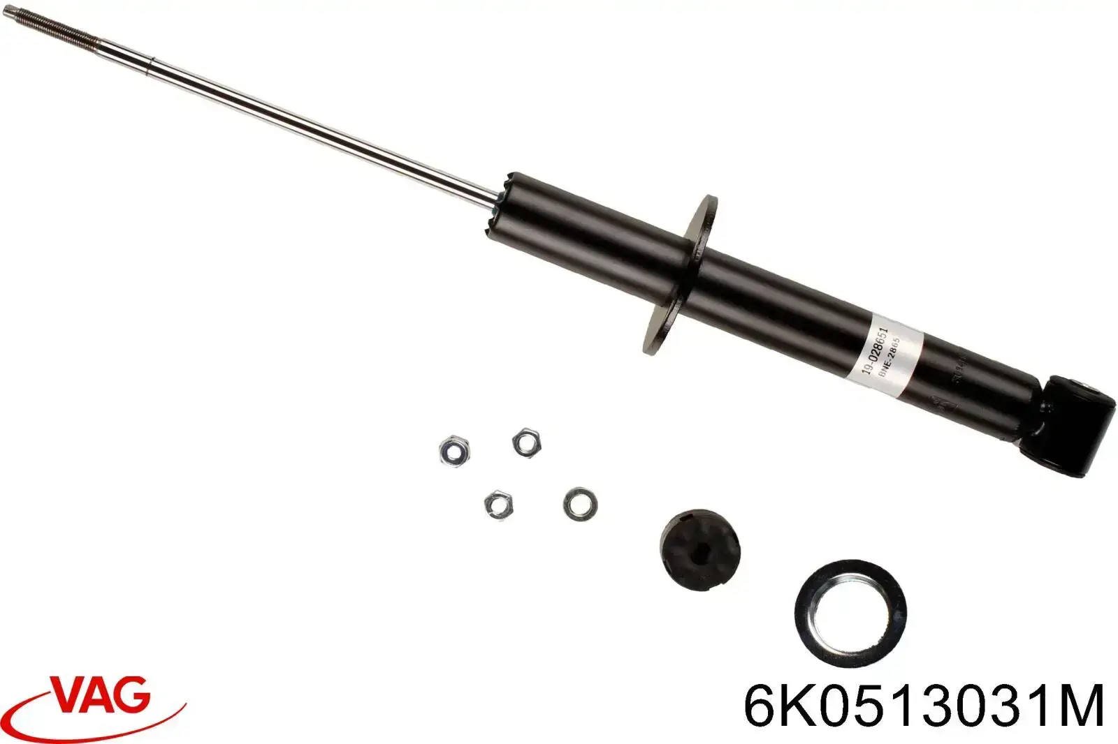 Купить 6K0513031M VAG Амортизатор задней подвески