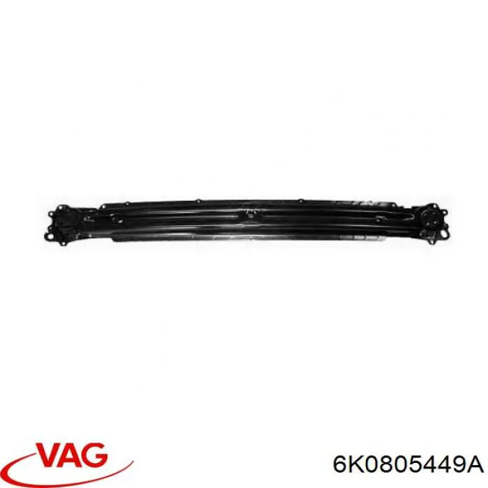 6K0805449A VAG суппорт радиатора нижний (монтажная панель крепления фар)