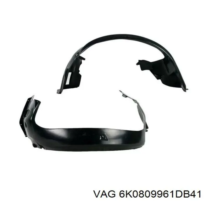 Подкрылок передний левый 6K0809961DB41 VAG