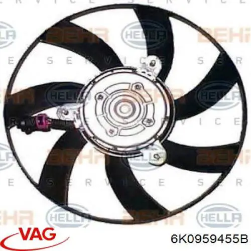 Купить 6K0959455B VAG Мотор вентилятора системы охлаждения