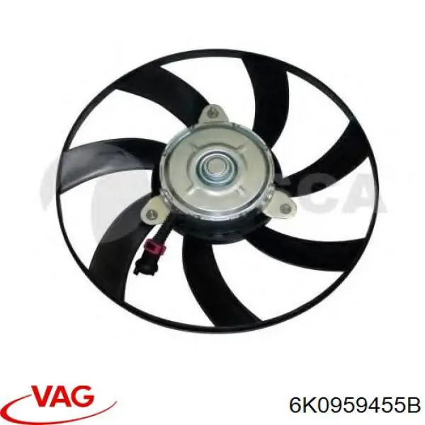 6K0959455B VAG мотор вентилятора системы охлаждения